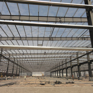Large span steel structure factory building