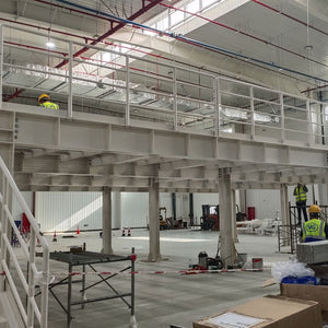 Equipment steel structure platform