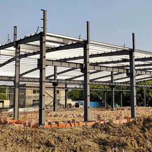 Single story steel structure factory building and warehouse