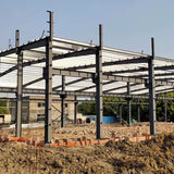 Single story steel structure factory building and warehouse
