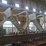 Steel structure outdoor staircase