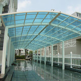Steel structure PC board canopy