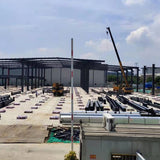 Single story steel structure factory building and warehouse