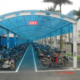 Steel structure PC board canopy